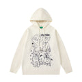 Hand drawn cute pet hooded sweater