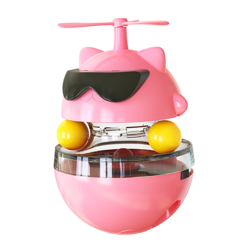 Cat Toys Laser Electric Infrared Funny Cat Turntable Tumbler Lucky Cat Stick Pet Supplies
