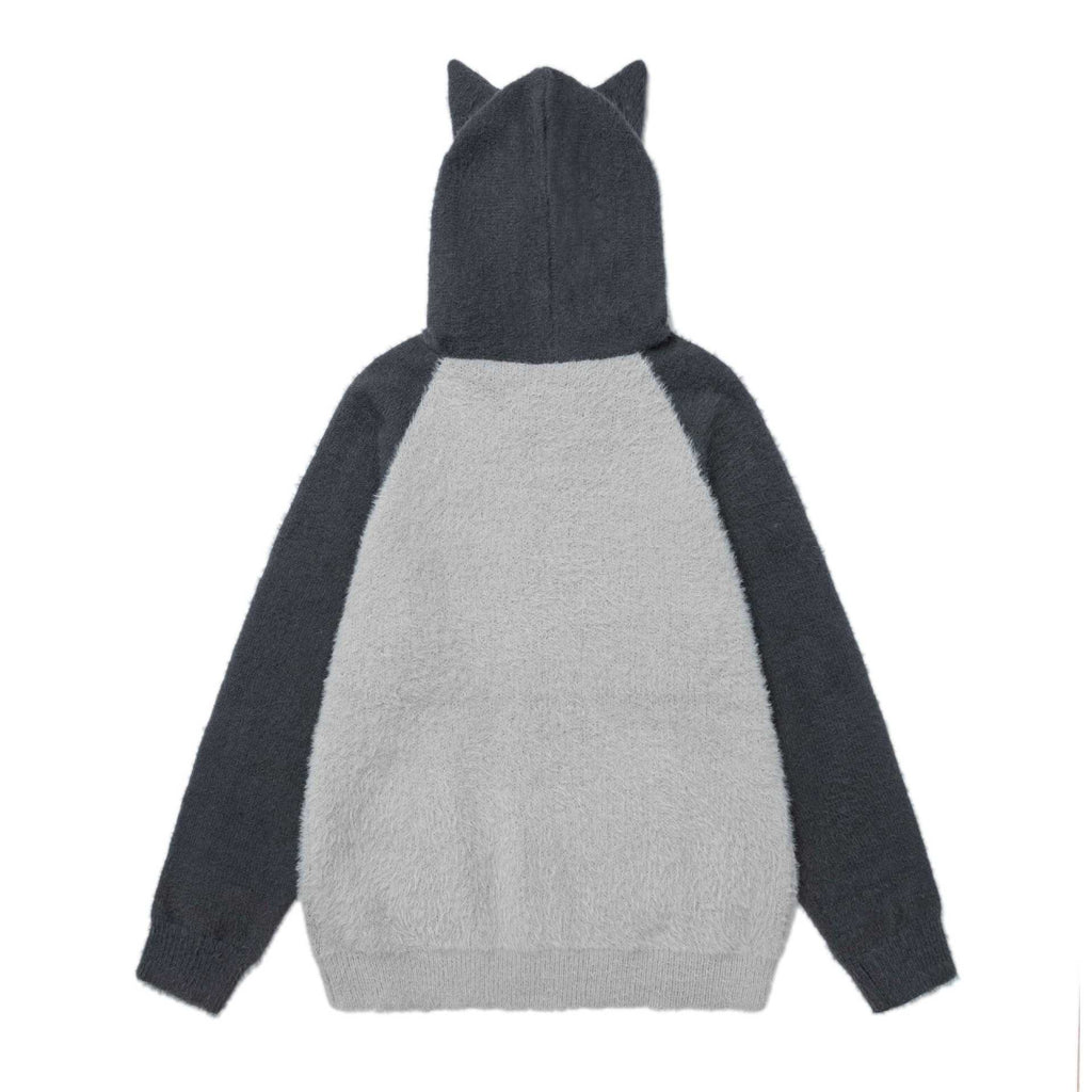 Cat Jacquard Cat Ear Sweater