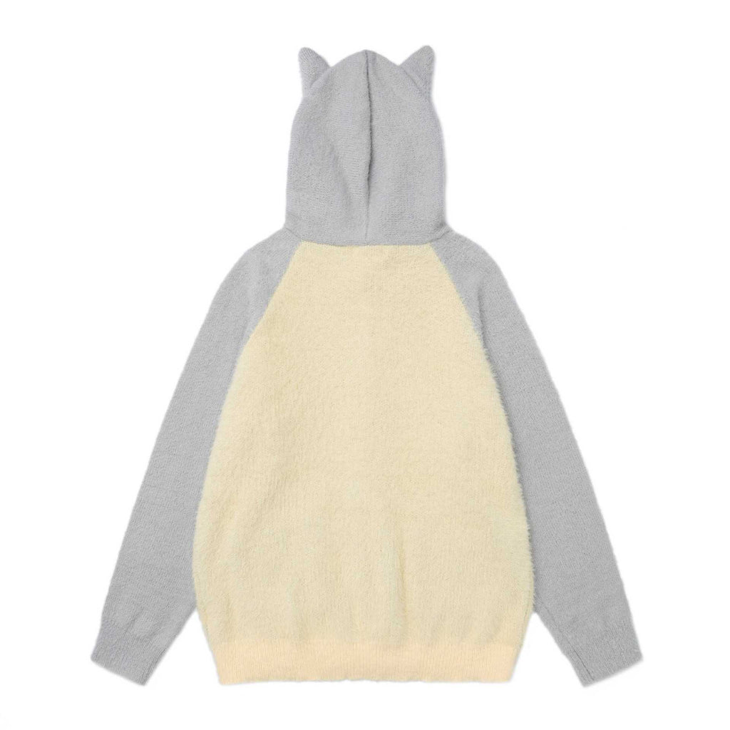 Cat Jacquard Cat Ear Sweater
