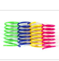 4 plastic colored spring cat toys for teasing cats