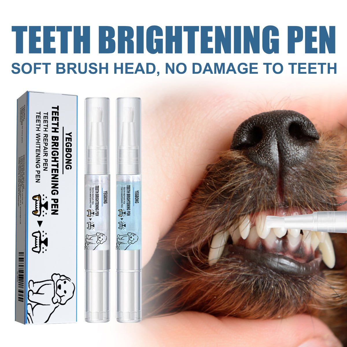 Pet Tooth Beauty Pen Dog Cat Cat Dog Pet tooth cleaning pen tartar stone cleaning tool