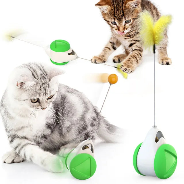 Feather Ball Auto-Spin Toy