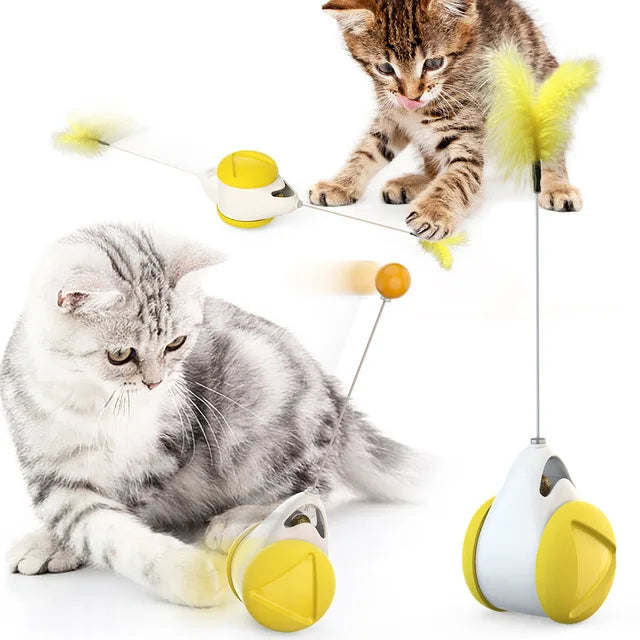 Feather Ball Auto-Spin Toy