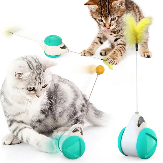 Feather Ball Auto-Spin Toy