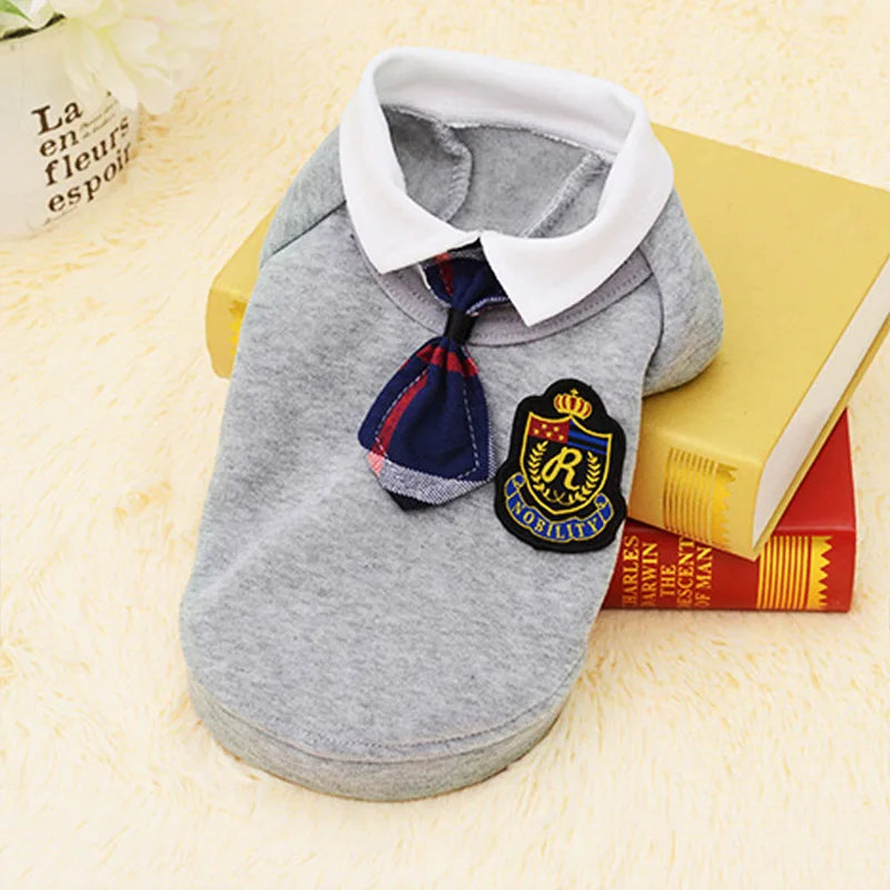 Couple Pet Dog Clothes Pet Uniform Clothing for Small Medium Dogs Costume Chihuahua Puppy Pet Shirt Clothes for Dogs Ropa Perro