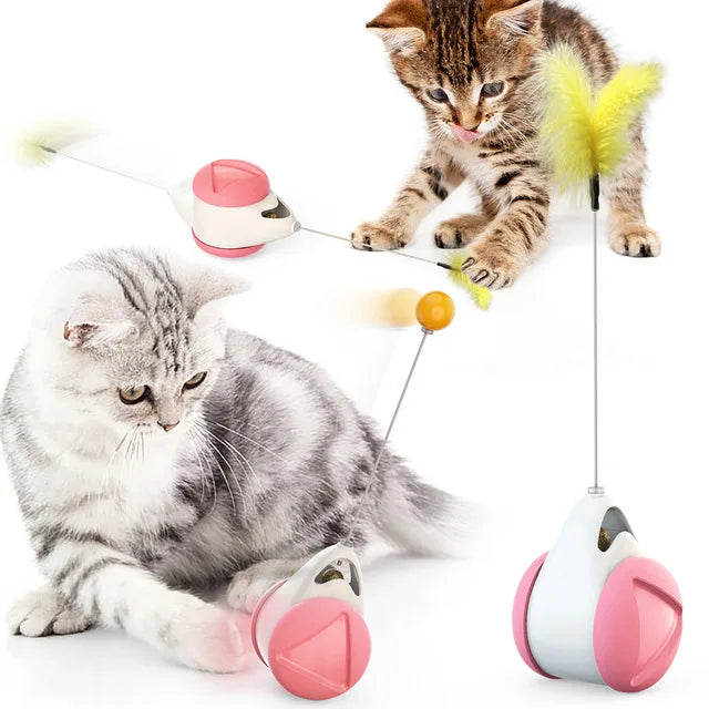 Feather Ball Auto-Spin Toy