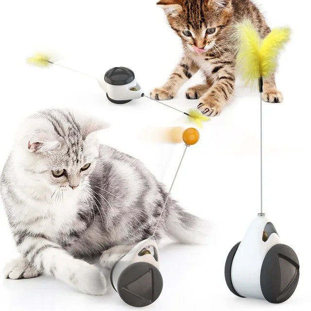 Feather Ball Auto-Spin Toy