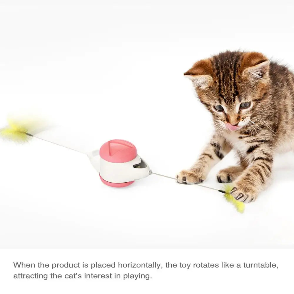 Feather Ball Auto-Spin Toy